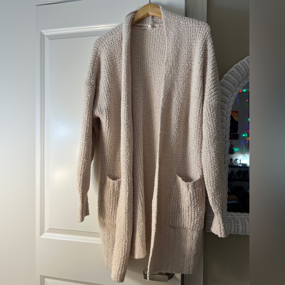 Cozy Oversized Knee Length Cardigan